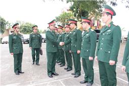 Tư lệnh Quân khu kiểm tra Kho K15 và Ban CHQS thành phố Bắc Kạn